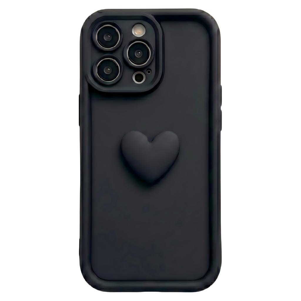 Personalized Name Macaron Series: Fashionable 3D Sweet Heart Case