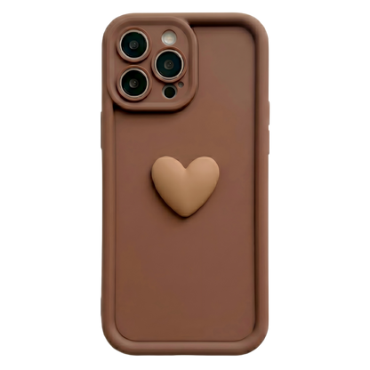Personalized Name Macaron Series: Fashionable 3D Sweet Heart Case