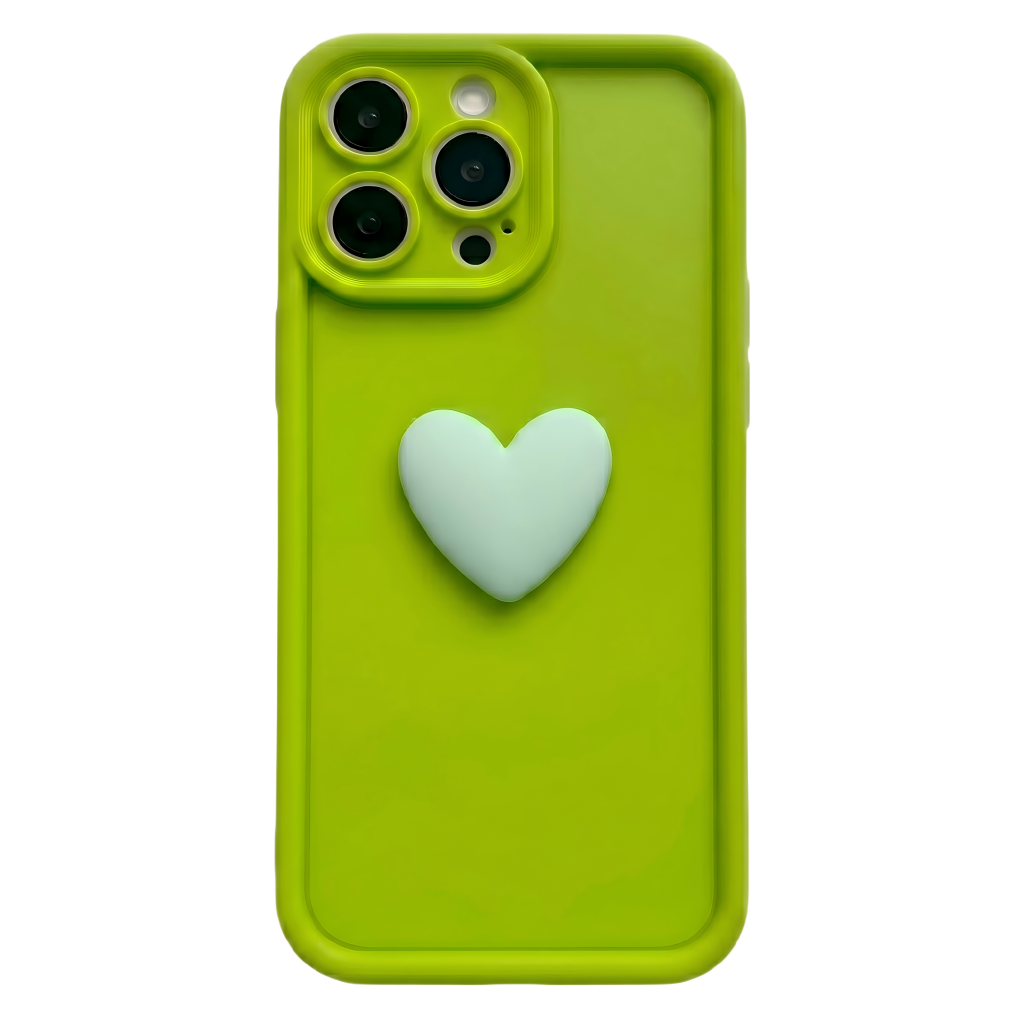 Personalized Name Macaron Series: Fashionable 3D Sweet Heart Case