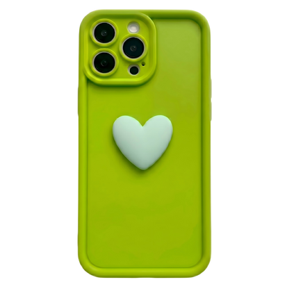 Personalized Name Macaron Series: Fashionable 3D Sweet Heart Case