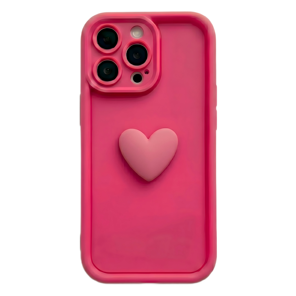 Personalized Name Macaron Series: Fashionable 3D Sweet Heart Case