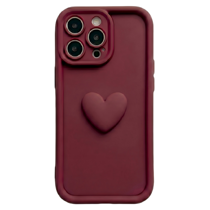 Personalized Name Macaron Series: Fashionable 3D Sweet Heart Case