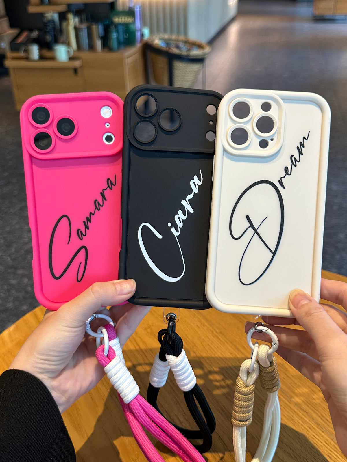 Custom Handwritten Script Phone Case - Bold Contrast Name Matte Case