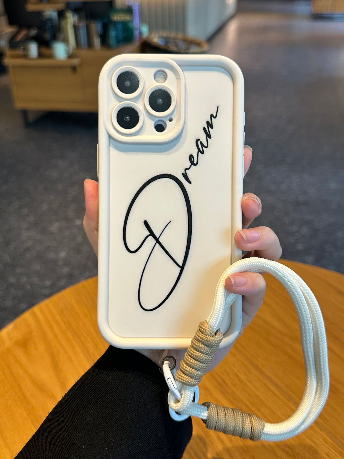 Custom Handwritten Script Phone Case - Bold Contrast Name Matte Case