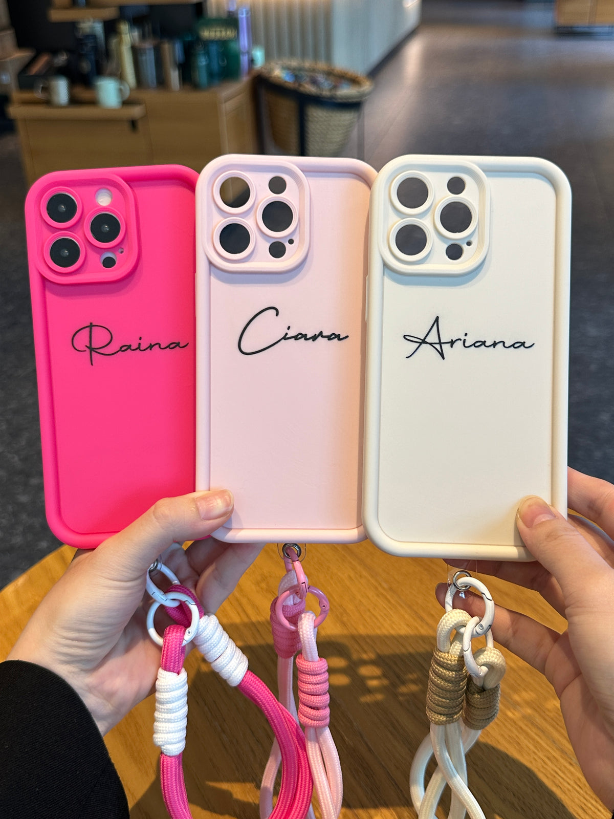 Custom Handwritten Script Phone Case - Bold Contrast Name Matte Case