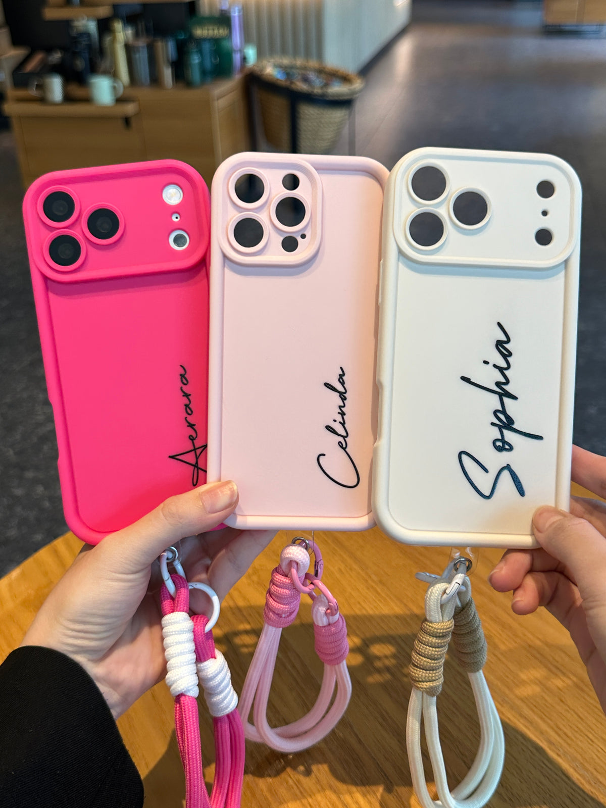 Custom Handwritten Script Phone Case - Bold Contrast Name Matte Case