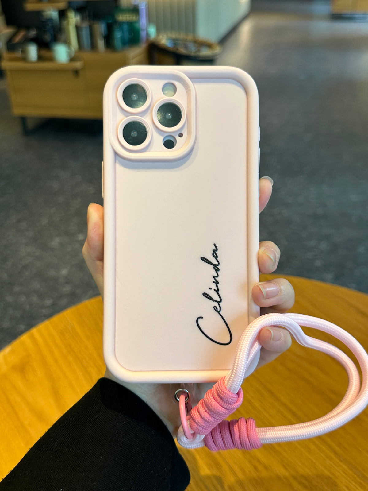 Custom Handwritten Script Phone Case - Bold Contrast Name Matte Case